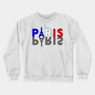 Paris France color Big shadow Crewneck Sweatshirt